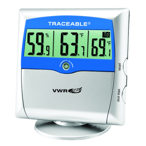 2g. vwr® traceable®, digital thermo hygrometer with dew point